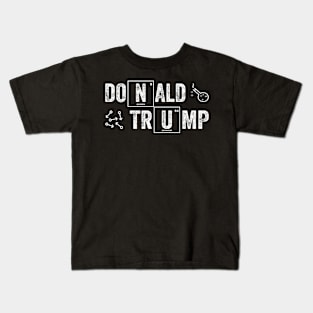 Donald Trump - Distressed cience Kids T-Shirt